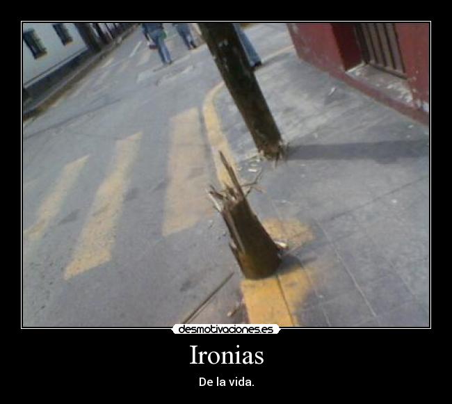 Ironias - De la vida.