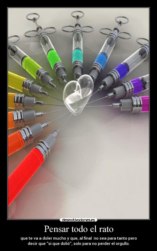 Pensar todo el rato -