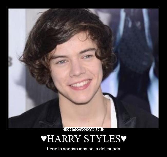 ♥HARRY STYLES♥ - tiene la sonrisa mas bella del mundo