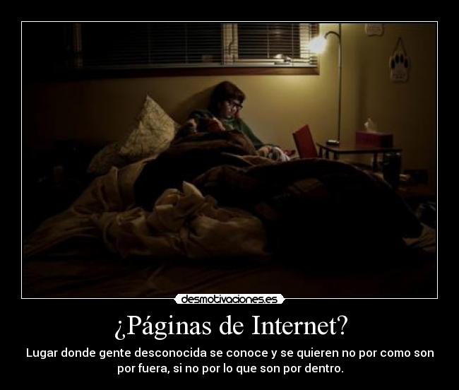 ¿Páginas de Internet? -
