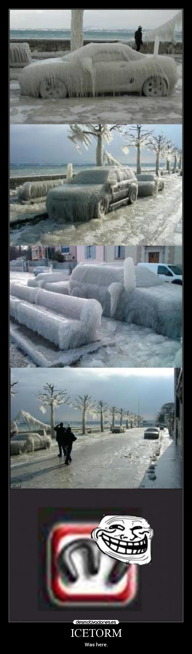 carteles icetorm problem molaxd joder que cartel mas chorra solo espero que guste personal okno desmotivaciones