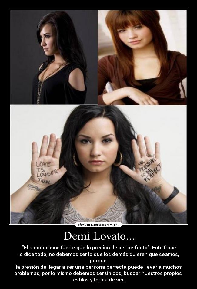 carteles demi lovato desmotivaciones