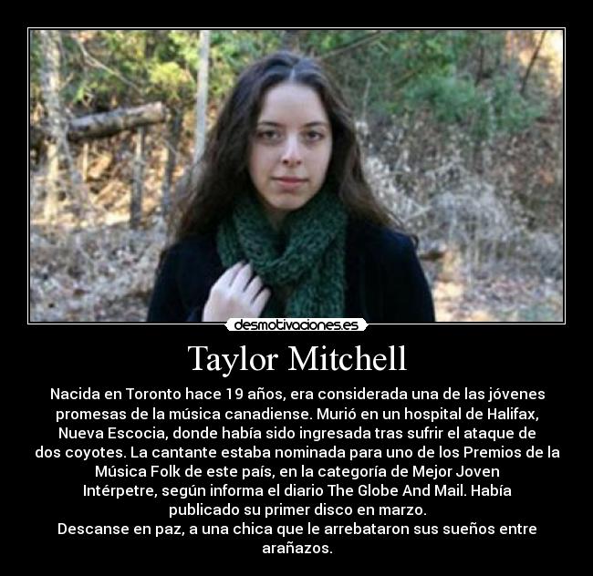 Taylor Mitchell - 
