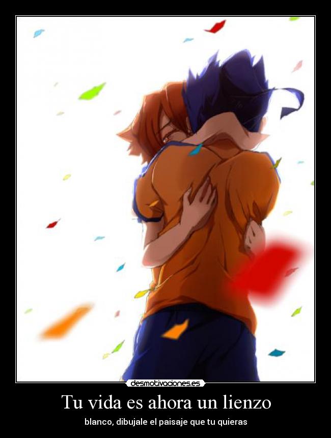 Tu vida es ahora un lienzo - blanco, dibujale el paisaje que tu quieras