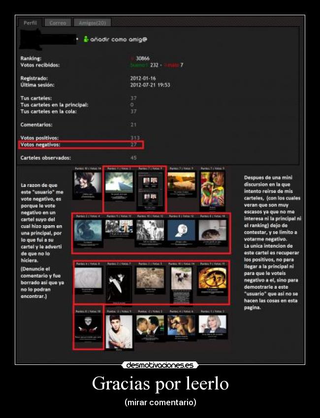 Gracias por leerlo - (mirar comentario)