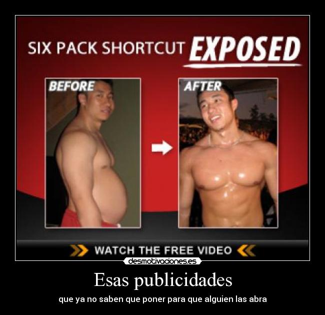 Esas publicidades - que ya no saben que poner para que alguien las abra