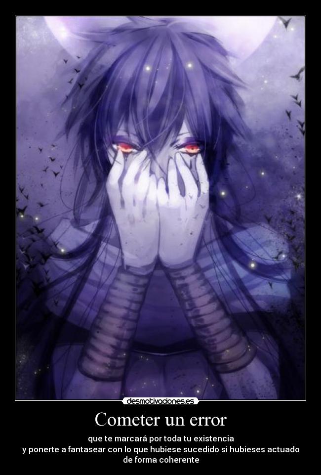 Cometer un error -