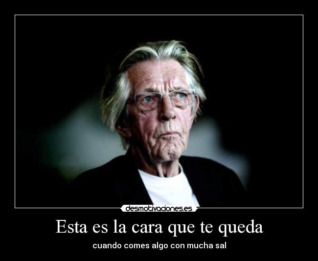 Esta es la cara que te queda - 