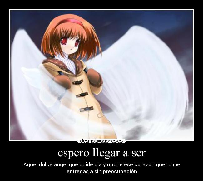 espero llegar a ser -