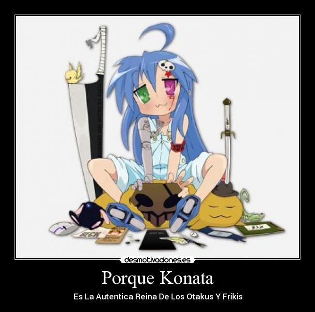 Porque Konata - Es La Autentica Reina De Los Otakus Y Frikis