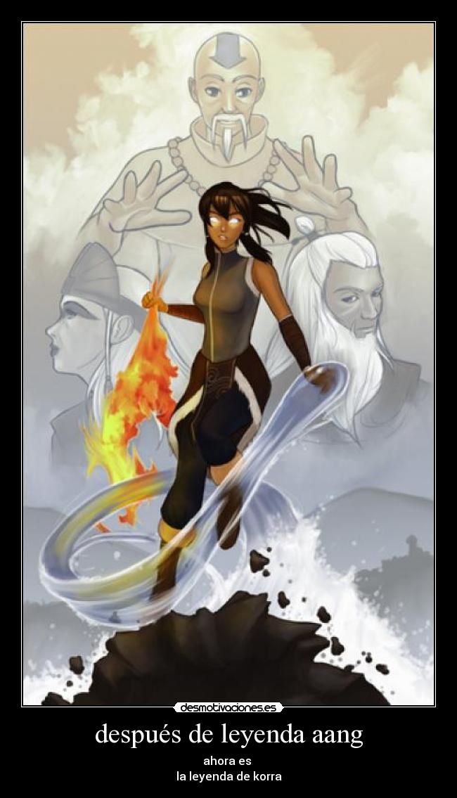 después de leyenda aang -