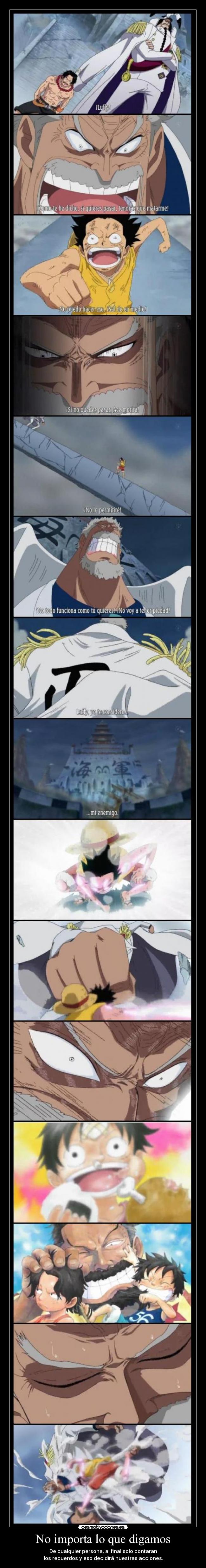 carteles ejecucion ace luffy para dimont loba alfa garp mdteach desmotivaciones
