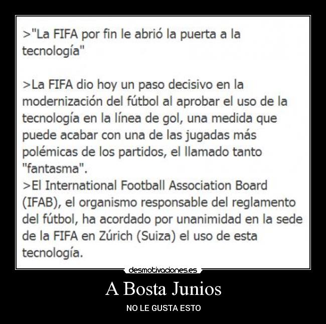 carteles fifa tecnologia boca juniors gusta esto desmotivaciones