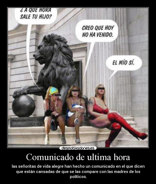 Comunicado de ultima hora -