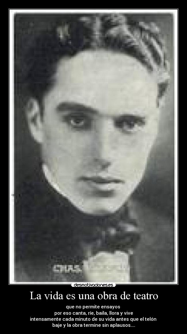 La vida es una obra de teatro -