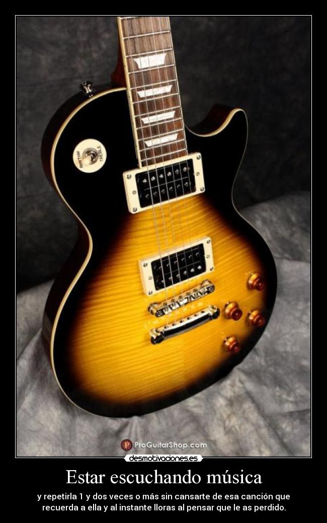 Estar escuchando música -