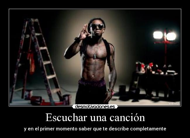 Escuchar una canción -