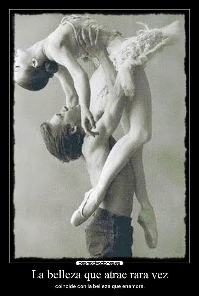 La belleza que atrae rara vez - coincide con la belleza que enamora.