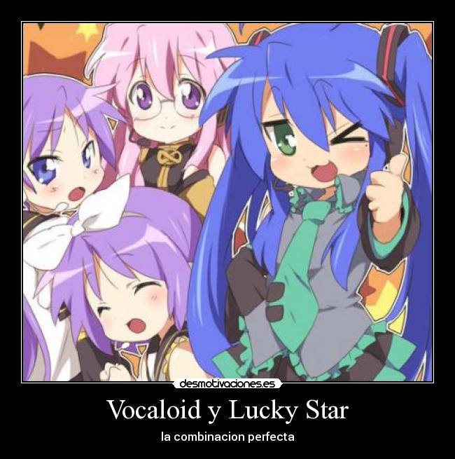 Vocaloid y Lucky Star -