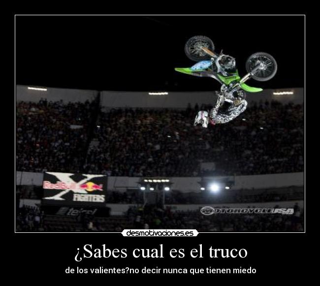 ¿Sabes cual es el truco -