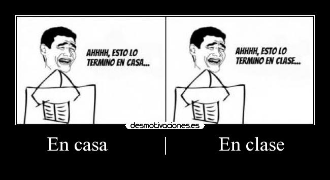 En casa | En clase -