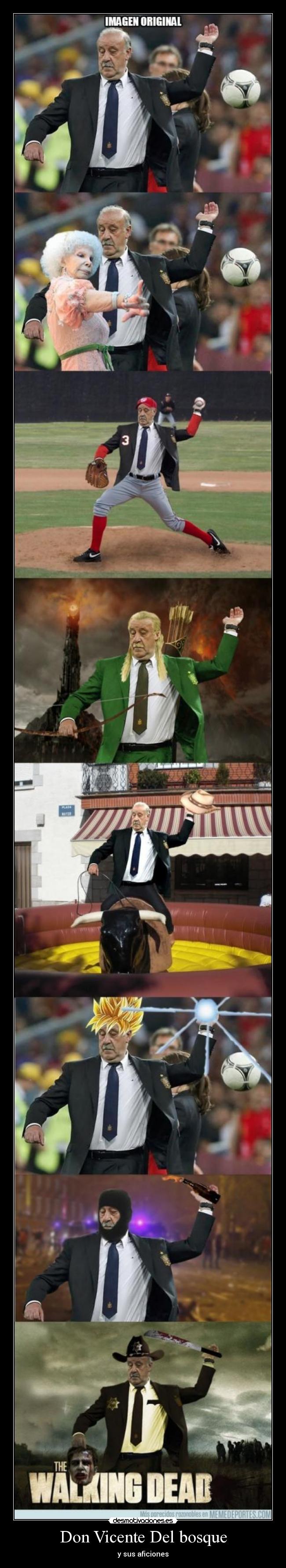 Don Vicente Del bosque - y sus aficiones