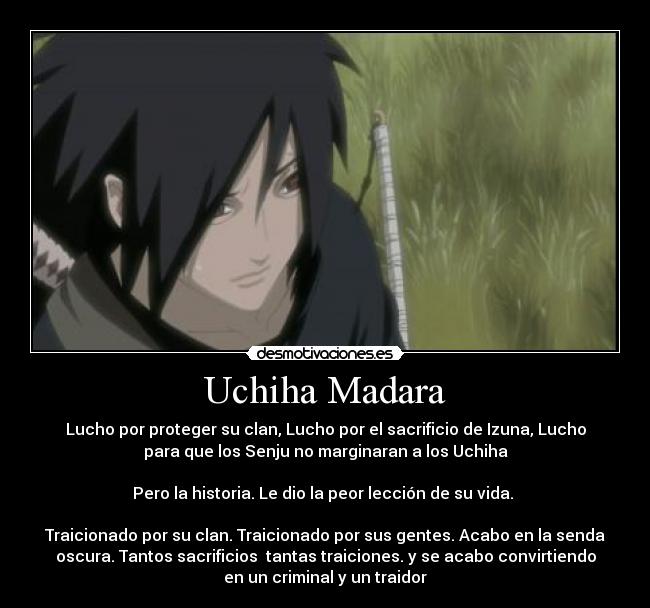 carteles madara uchiha desmotivaciones