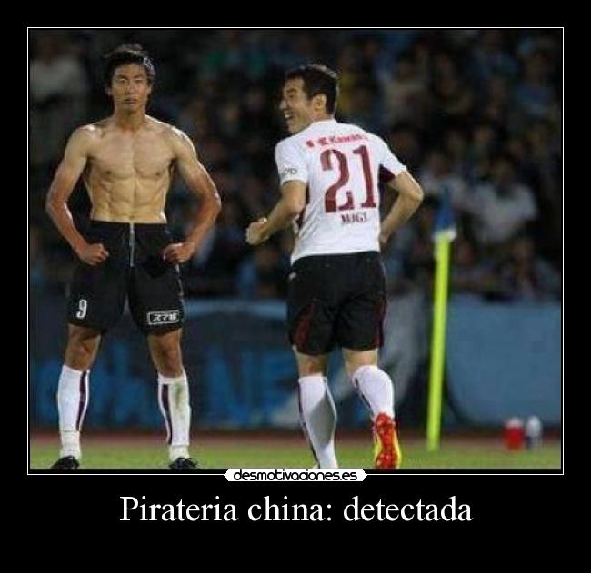 Pirateria china: detectada -