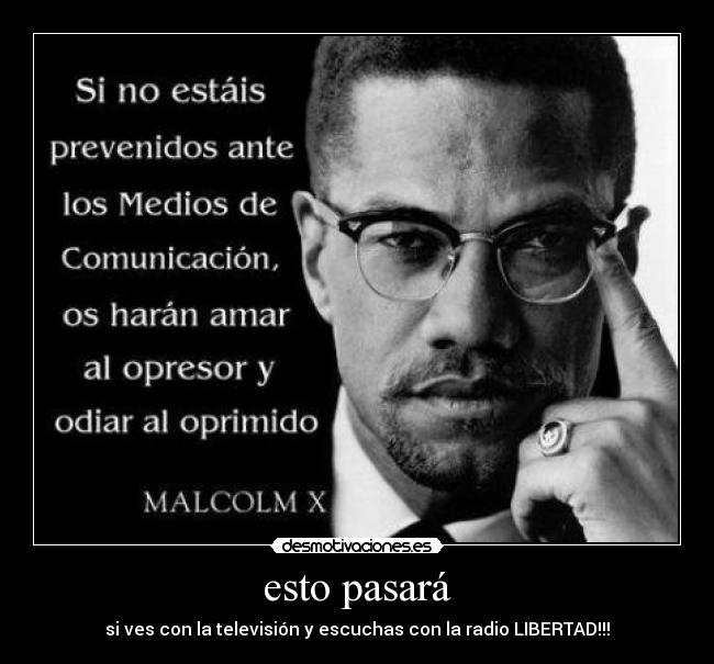 esto pasará - si ves con la televisión y escuchas con la radio LIBERTAD!!!