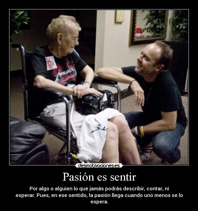carteles pasion sentir abuela rockera desmotivaciones