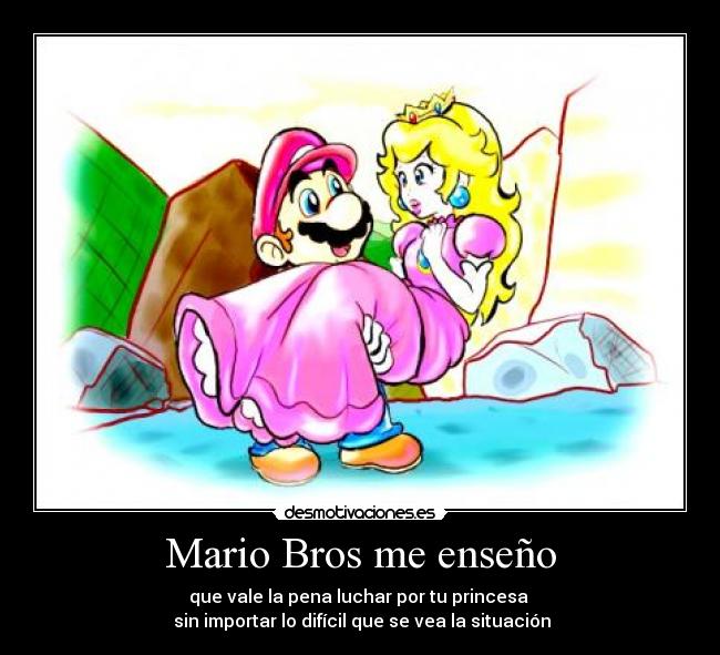 Mario Bros me enseño -