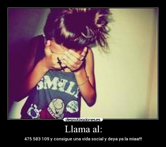 carteles llama pasa mii desmotivaciones