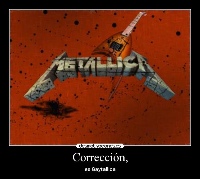 Corrección, -
