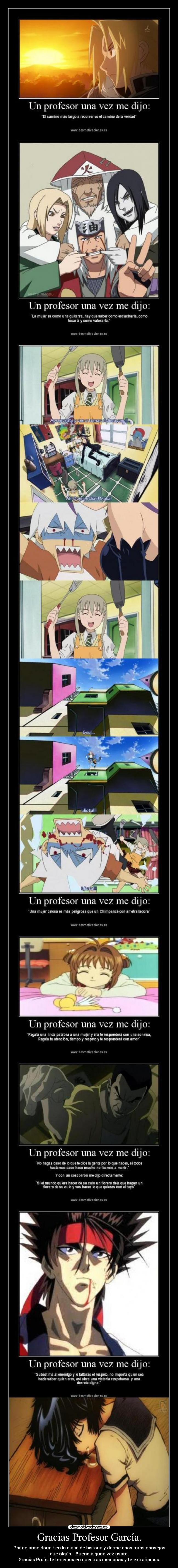 Gracias Profesor García. -