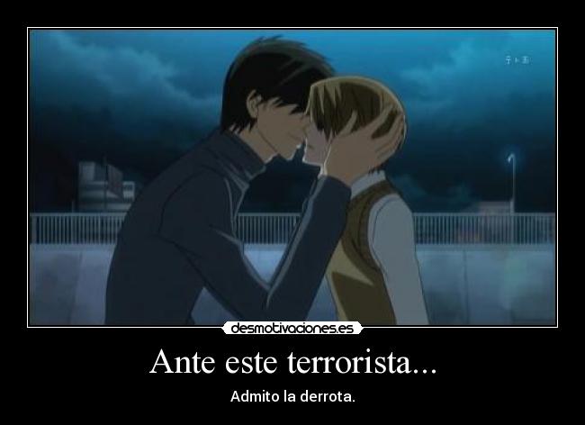 carteles yaoi junjou terrorist desmotivaciones