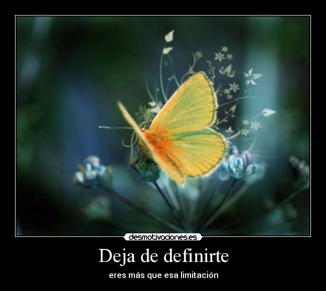 Deja de definirte - eres más que esa limitación