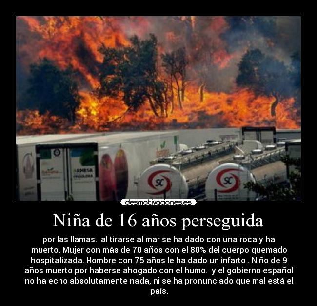 Niña de 16 años perseguida -