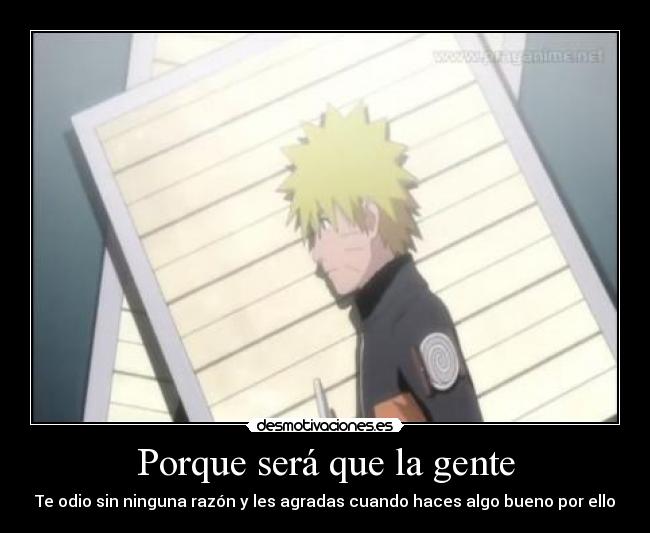 Porque será que la gente -