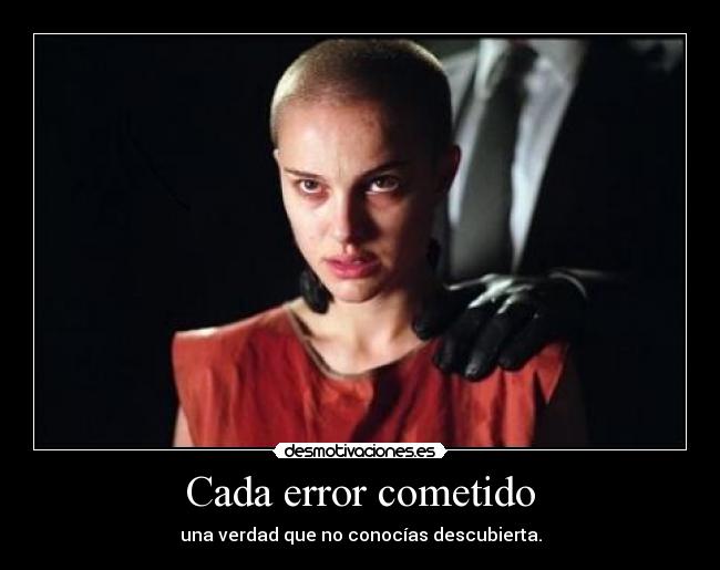 Cada error cometido -