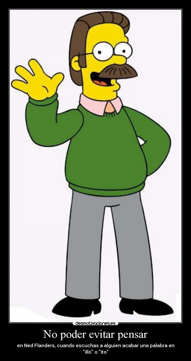No poder evitar pensar -