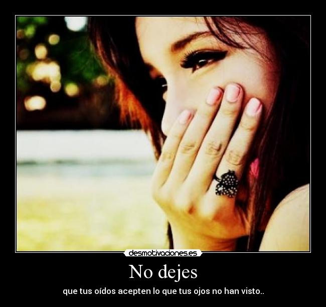 No dejes - 