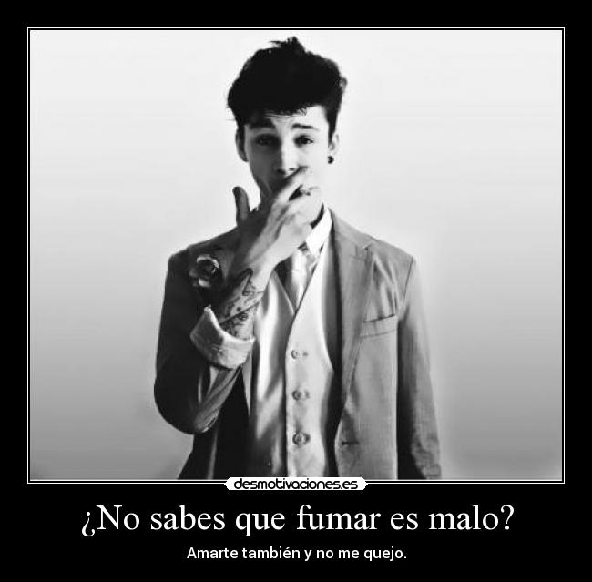 ¿No sabes que fumar es malo? - 