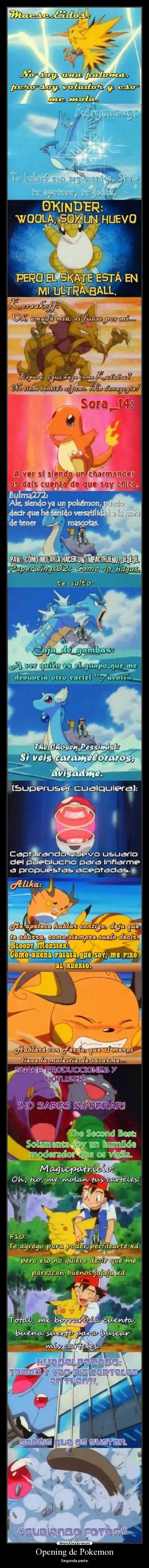 Opening de Pokemon - Segunda parte.