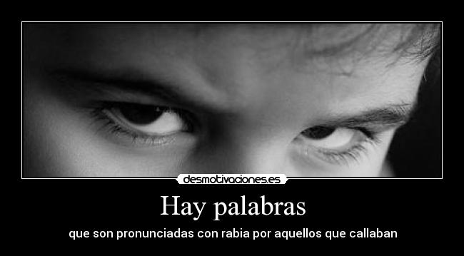 Hay palabras -