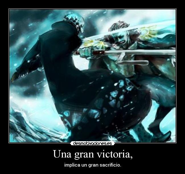 Una gran victoria, - 