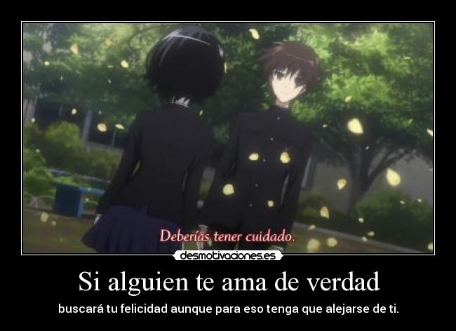 Si alguien te ama de verdad - 