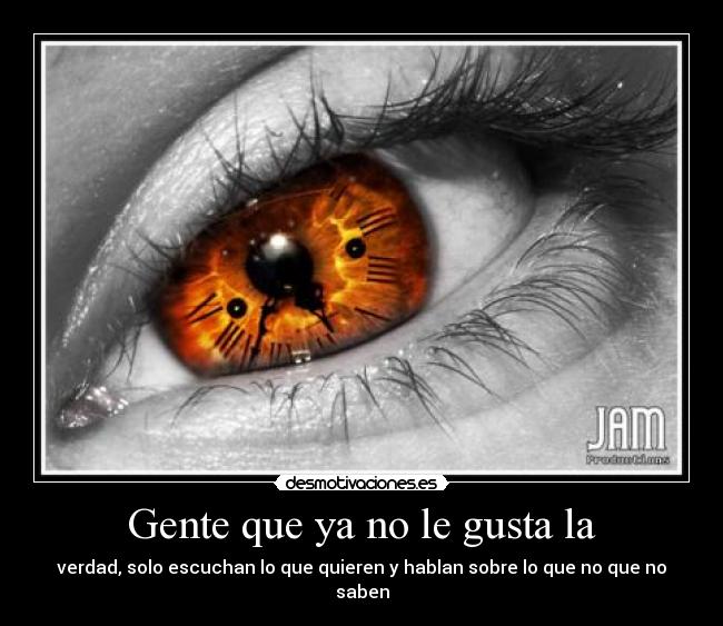 Gente que ya no le gusta la -