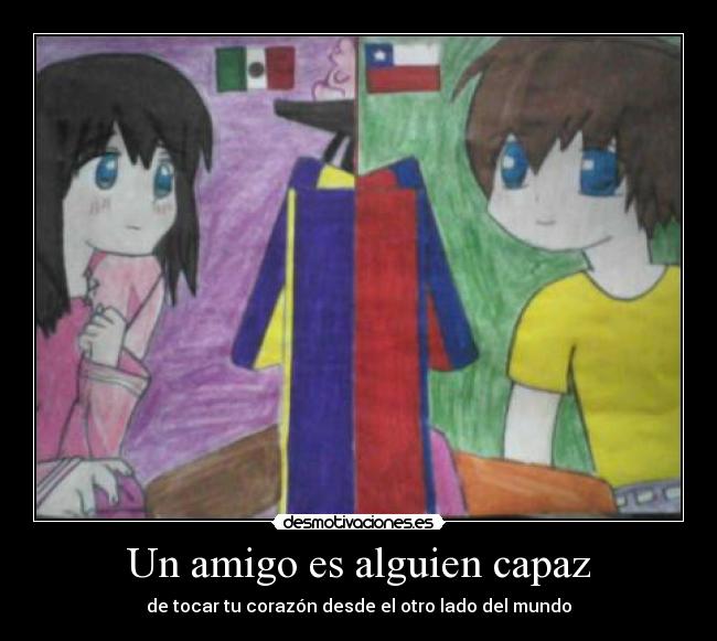 carteles dibujo mio mexico chile anime desmotivaciones