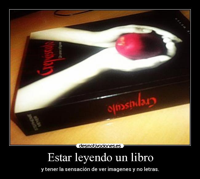 Estar leyendo un libro -