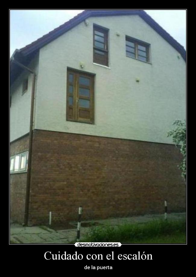 Cuidado con el escalón - 